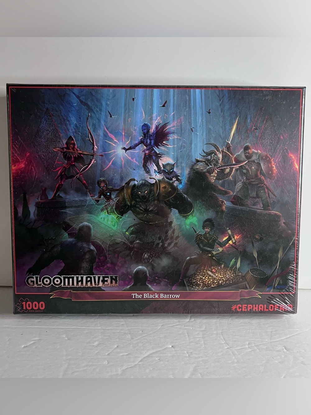 New Sealed Gloomhaven: The Black Barrow Jigsaw Puzzle 1000 Pcs Fantasy Adventure